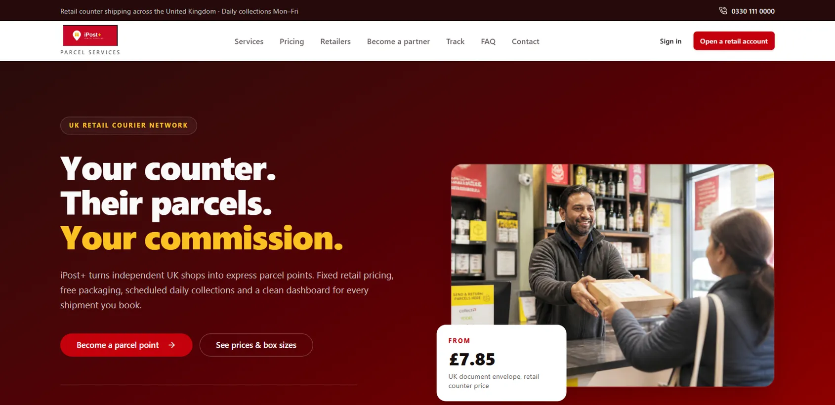 iPost+ website